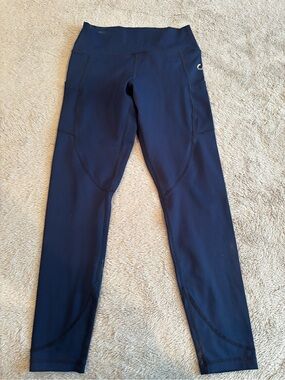 Women's Navy Performance High-Waist Leggings